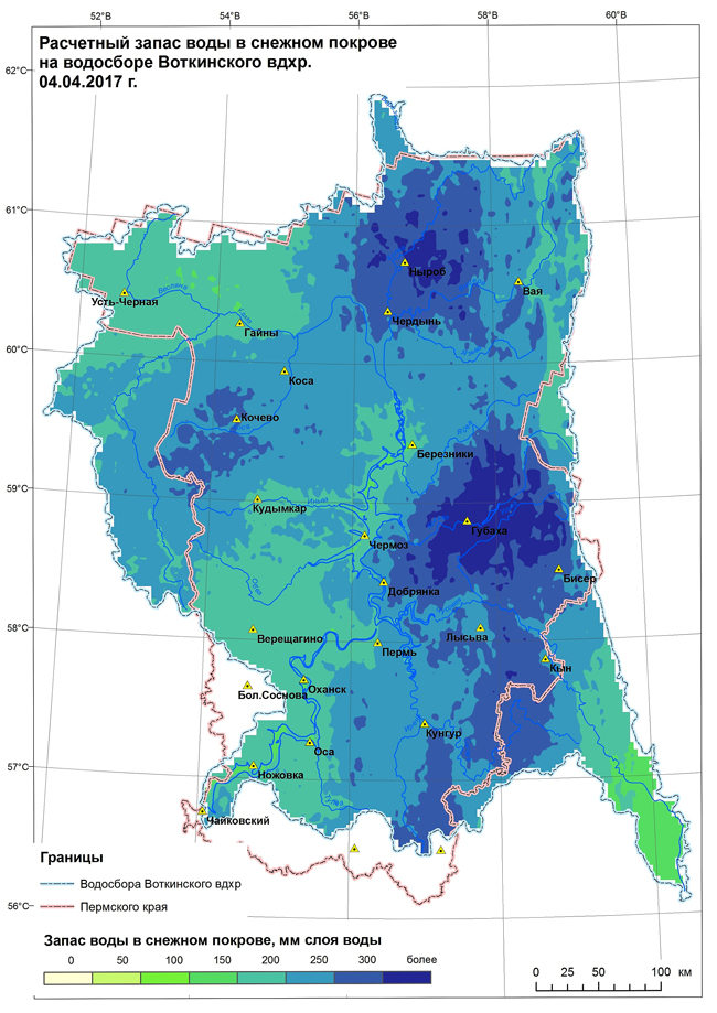 Карта воды пермского края